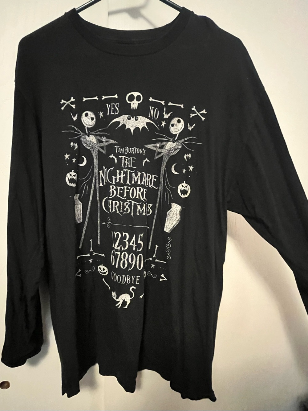 Disney The Nightmare Before Christmas Black Graphic Crewneck